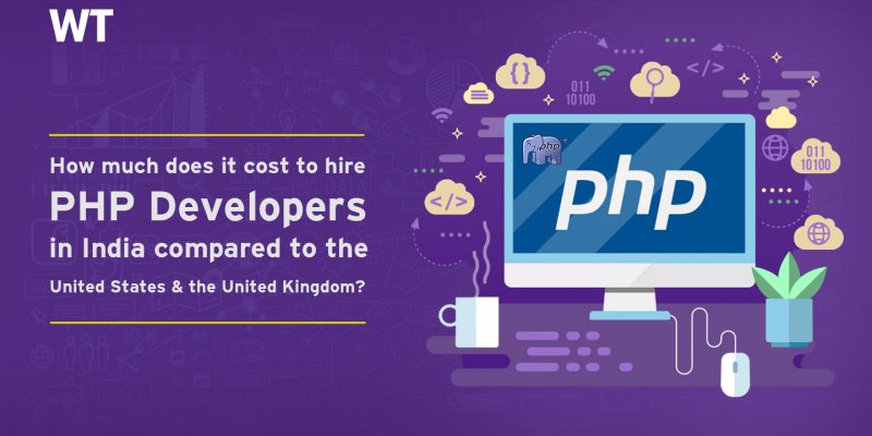 How much does it cost to hire PHP Developers in India compared to the United States and the United Kingdom?